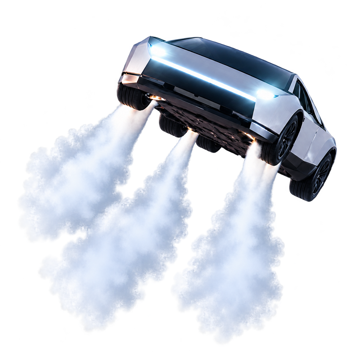 Flying Tesla